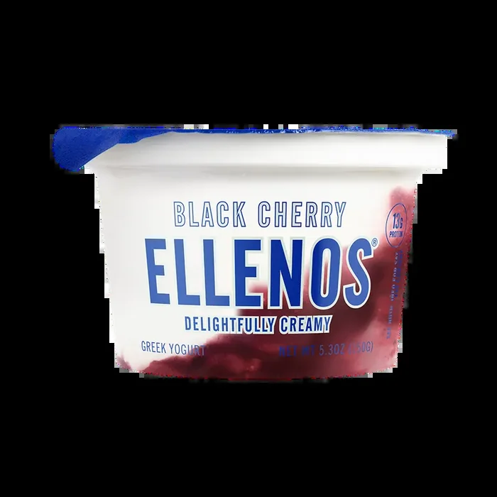Ellenos Black Cherry Delightfully Creamy Greek Yogurt Cup