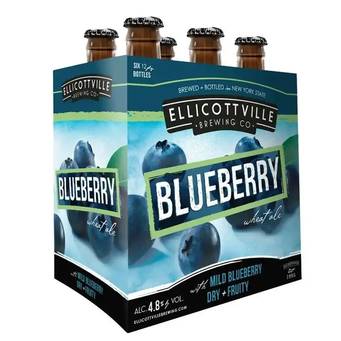 Ellicottville Brewing Co Ellicottville Blueberry Wheat Ale Beer – 6pk/12 fl oz Bottles