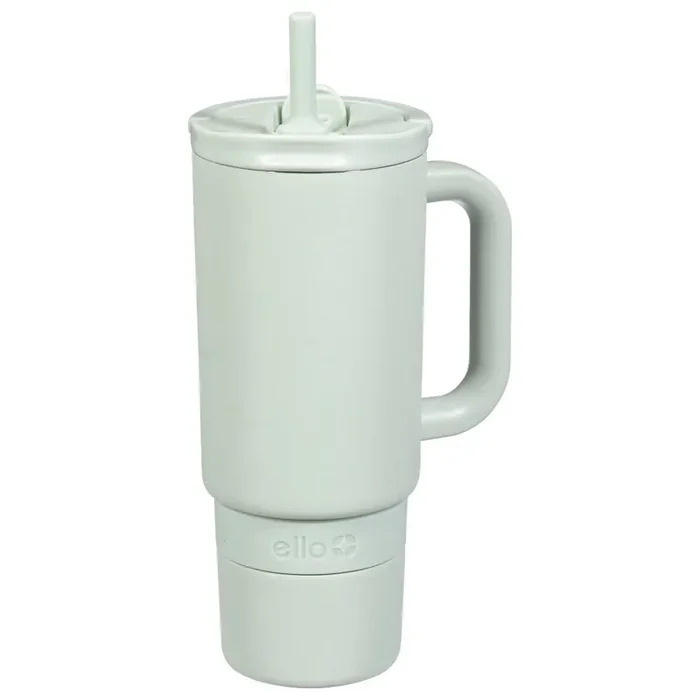 Ello® Pop & Fill 30oz Stainless Steel Water Bottle – Sage