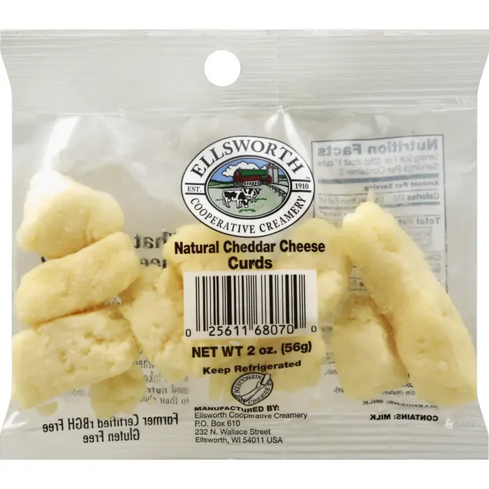 Ellsworth Cooperative Creamery Natural White Cheddar Curds