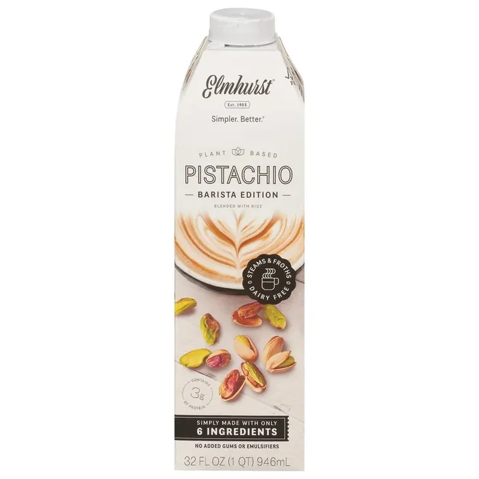 Elmhurst Pistachio Barista Plant Based Beverage