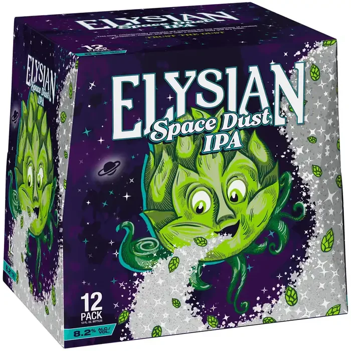Elysian Space Dust IPA Craft Beer, India Pale Ale, 12 Pack Beer, 12 FL OZ Bottles