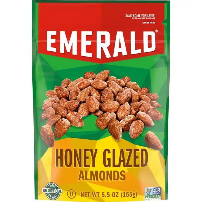Emerald Honey Glazed Almonds
