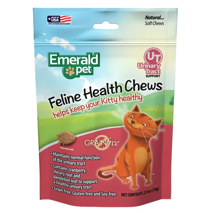 Emerald Pet Feline Urinary Tract Control Treat For Cats