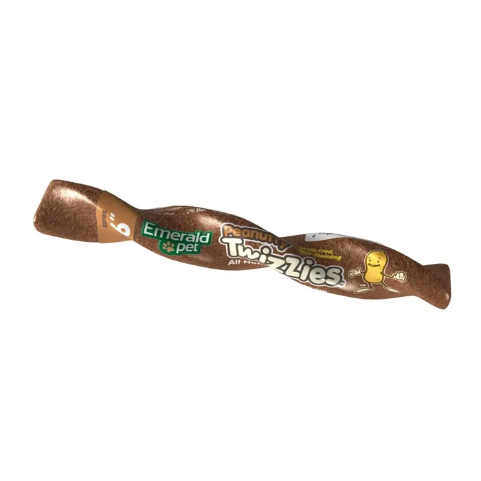 Emerald Pet Peanutty Twizzies Dog Chew