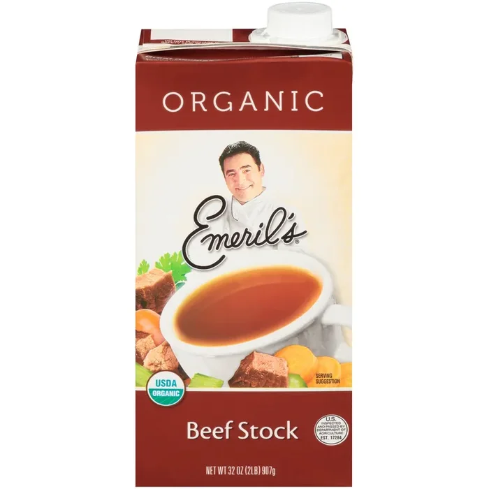 Emeril‘s Organic Beef Stock 32 oz. Aseptic Carton