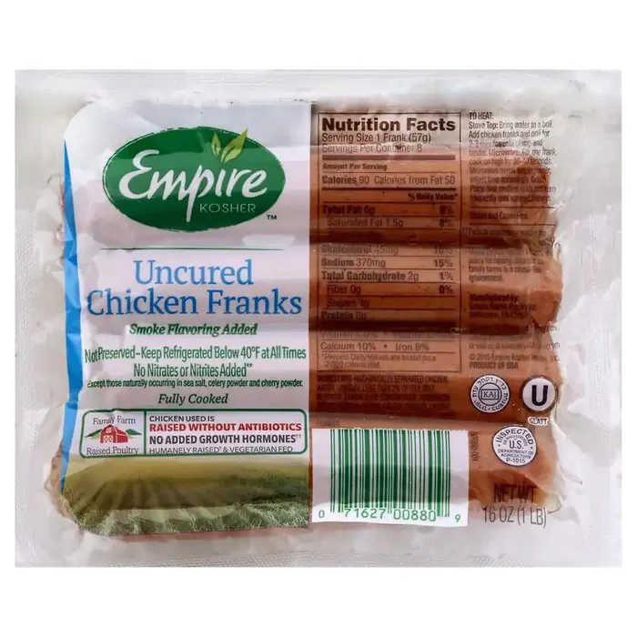 Empire Kosher Classic Chicken Franks 16 oz