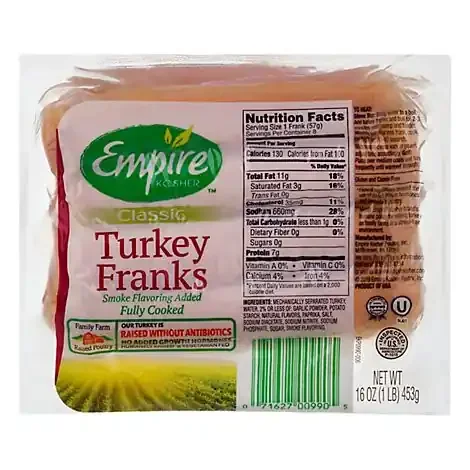 Empire Turkey Franks – 16 Oz