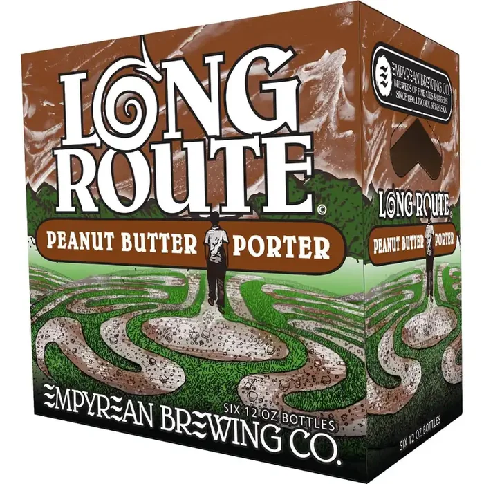 Empyrean Brewing Co. Empyrean Long Route Peanut Butter Porter Beer – 6pk/12 fl oz Bottles