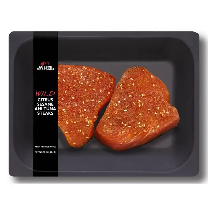 Encore Seafoods Encore Seafood Citrus Sesame Ahi Tuna Steaks – 10oz