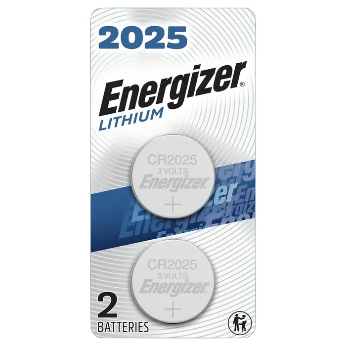 Energizer 2025 Lithium Coin Batteries – 2 Count