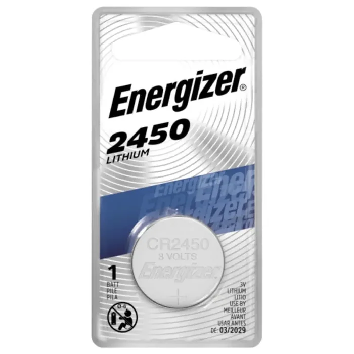 Energizer Lithium CR2450 Coin Batteries