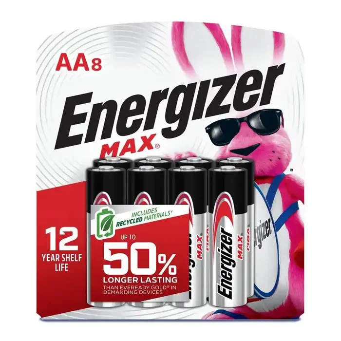 Energizer MAX AA Batteries 8pk – Alkaline Battery