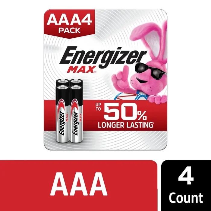 Energizer Max Aaa Batteries 4Ct
