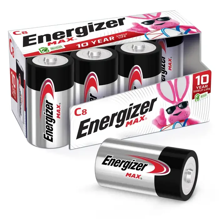Energizer MAX C Cell Alkaline Batteries – 9 Count