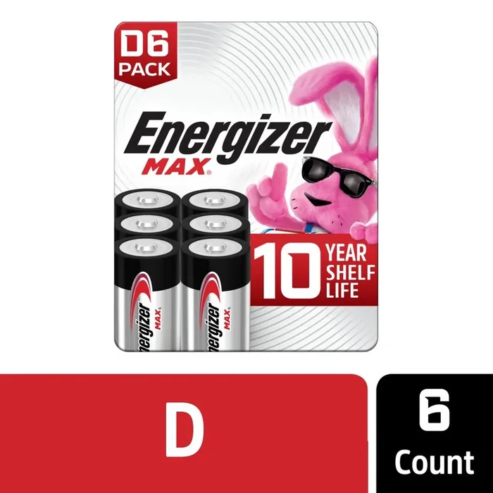 Energizer MAX D Batteries , D Cell Alkaline Batteries