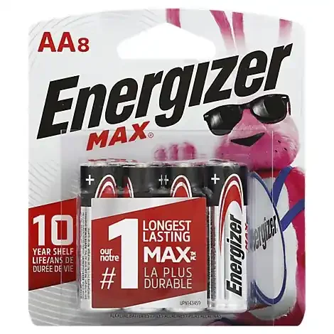 Energizer Max E91Mp-8 Multipurpose Battery – Aa – Alkaline Manganese Dioxide