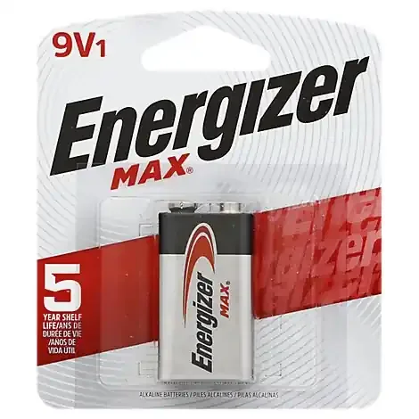 Energizer Max Multipurpose Battery – 9V – Alkaline