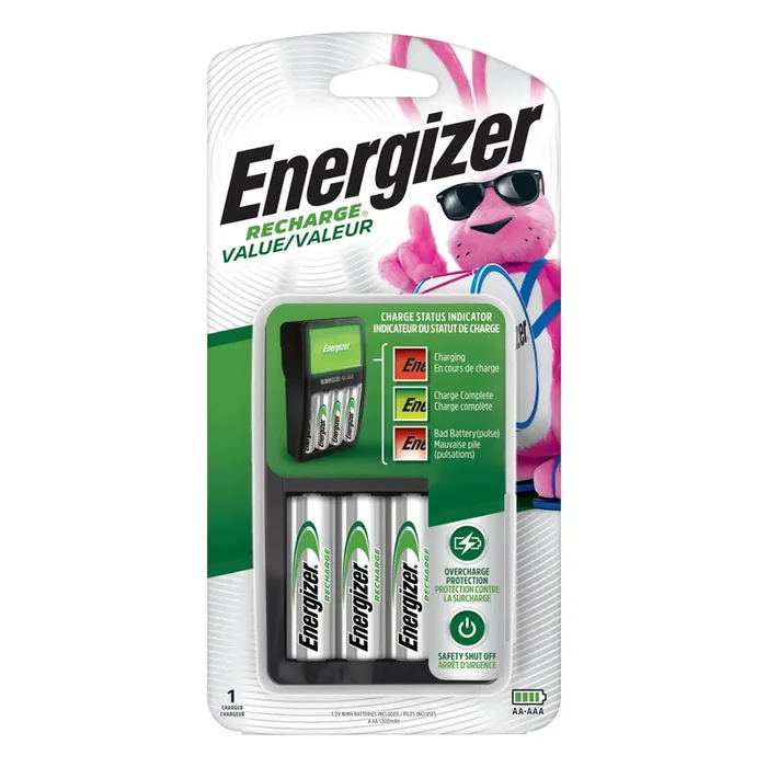 Energizer Recharge Universal AA4 Rechargeable Batteries