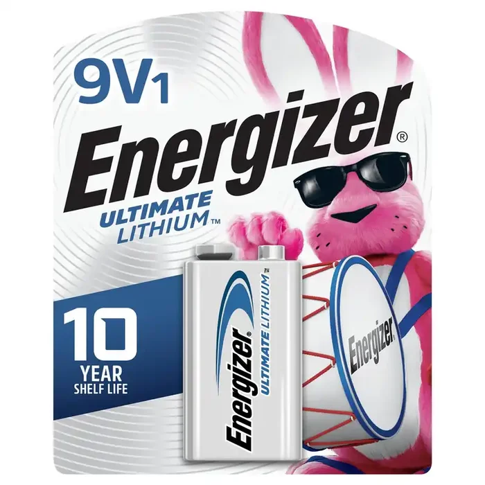 Energizer Ultimate Lithium 9V Batteries