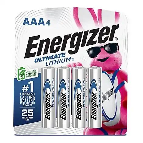 Energizer Ultimate Lithium Aaa Batteries – 4 Count