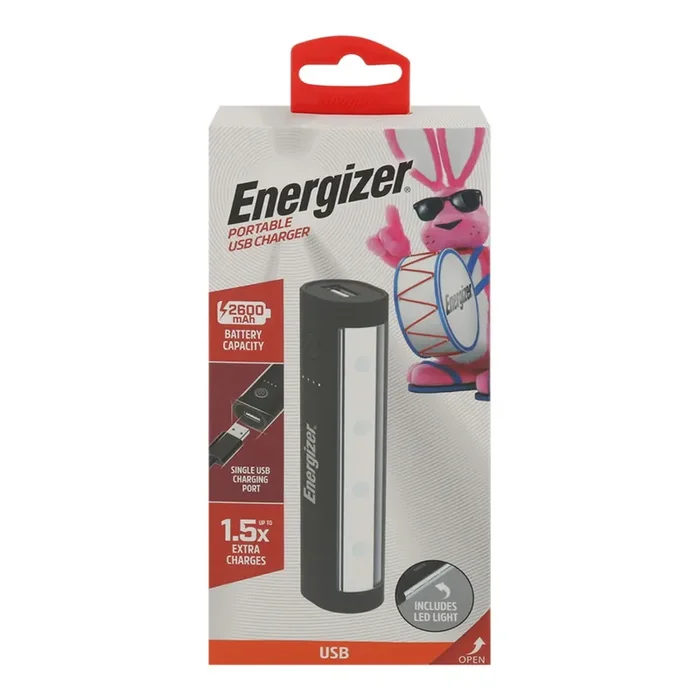 Energizer USB Charger, Portable, 1 Each