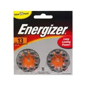 Energizer Zinc Air Batteries Size 13 Ac13e-16