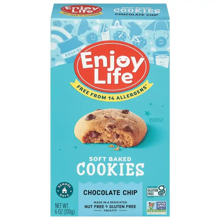 Enjoy Life Chocolate Chip Soft Baked Cookies, 6 oz Box