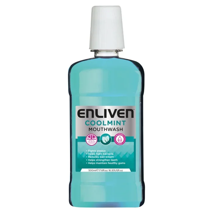 Enliven Mouthwash Cool Mint 500ml – Case of 8