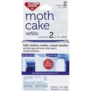 Enoz Enoz Moth Cake Refills Kills Clothes Moths And Carpet Beetles