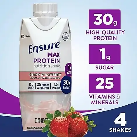 Ensure Max Protein Creamy Strawberry – 4-11 Fz