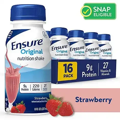 Ensure Original Nutrition Shake Ready To Drink Strawberry – 16-8 Fl. Oz.