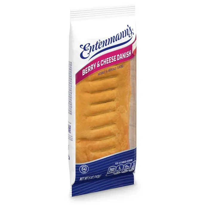 Entenmann‘s Berry & Cheese Danish, 5 oz, Danishes, Pouch