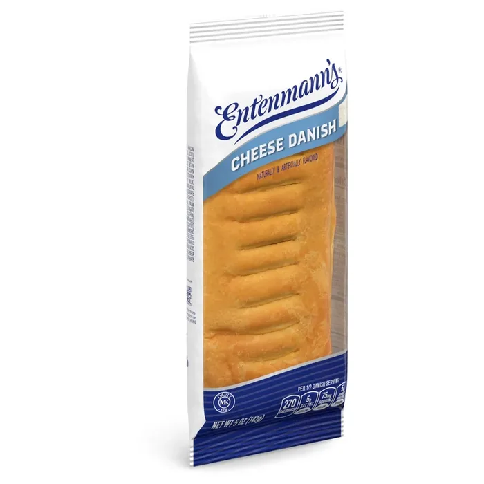 Entenmann‘s Cheese Danish, 5 oz, Danishes, Pouch