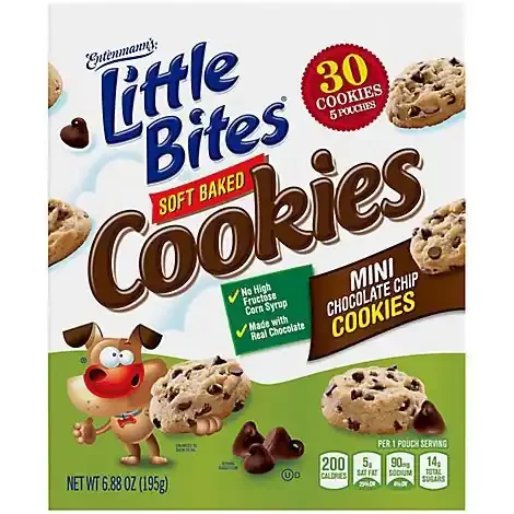 Entenmann‘s Little Bites Soft Baked Mini Chocolate Chip Cookies- 6.88 oz