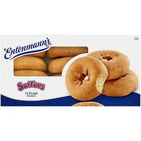 Entenmann‘s Softees Plain Donuts – 12 Count