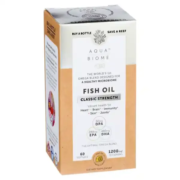 Enzymedica Aqua Biome Classic Strength Fish Oil (Softgels)
