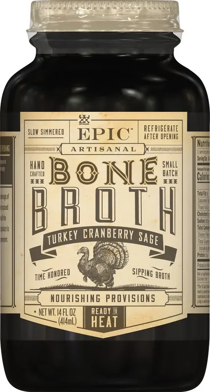 Epic Turky Cran Sage Bone Broth – 14 fl oz