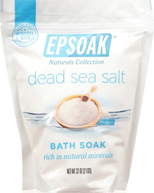 Epsoak Naturals Collection Dead Sea Salt Bath Soak 32 oz Pouch