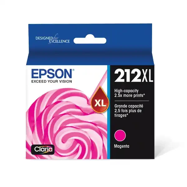 Epson Claria High Yield Cyan Ink Cartridge, T212Xl220-S, 212xl