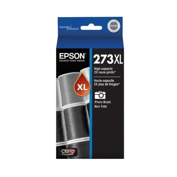 Epson Claria Premium 273Xl High-Yield Photo Black Ink Cartridge (T273Xl120-S)
