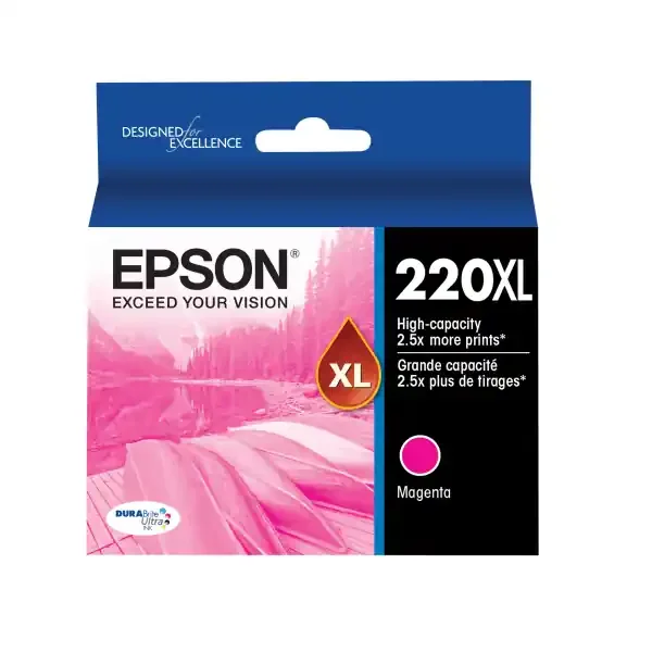 Epson Durabrite T220Xl320-S High-Yield Magenta Ink Cartridge