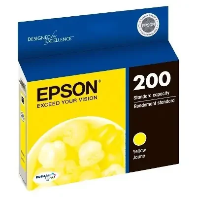 Epson DuraBrite Ultra 200 Standard-Capacity Single Ink Cartridge – Yellow (T200420-CP)