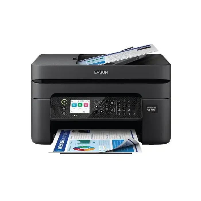 Epson WorkForce WF-2950 All-in-One Inkjet Printer, Scanner, Copier – Black