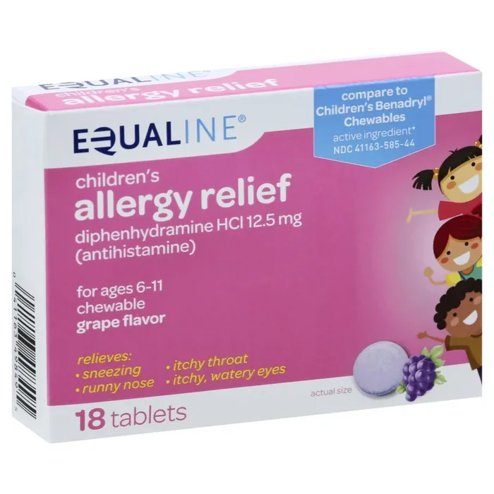 Equaline Allergy Chewables Grape Flavor