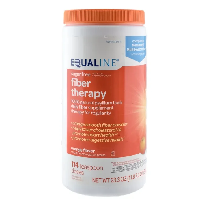 Equaline Fiber Supplement, Smooth Texture, Sugar Free, Orange Flavor