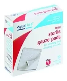 Equaline Large Sterile Gauze Pads
