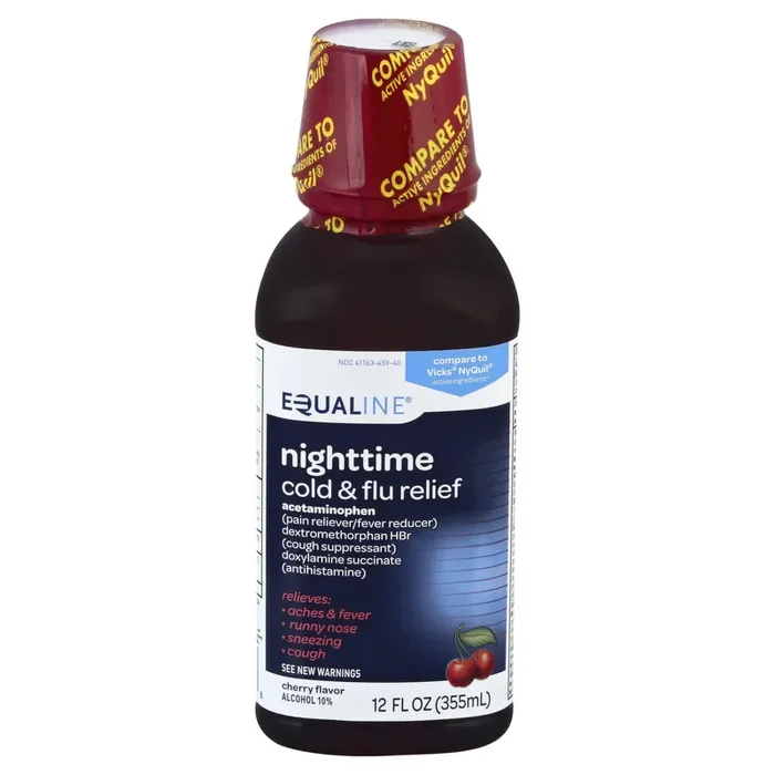 Equaline Night Time Cold & Flu Cherry