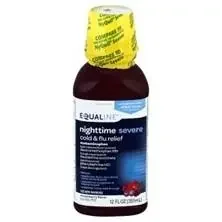 Equaline Nighttime Severe Cold & Flu Relief, Berry