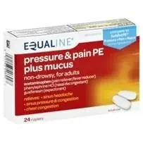 Equaline Pressure & Pain PE +Mucus Caplets